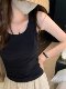 Modal camisole ສໍາລັບເດັກຍິງຮ້ອນ, ສະບັບພາສາເກົາຫຼີໃຫມ່, slimming, ກວມເອົາເຕົ້ານົມ, ກັບຄືນໄປບ່ອນທີ່ສວຍງາມ, ລຸ່ມສຸດ sleeveless ສໍາລັບແມ່ຍິງ