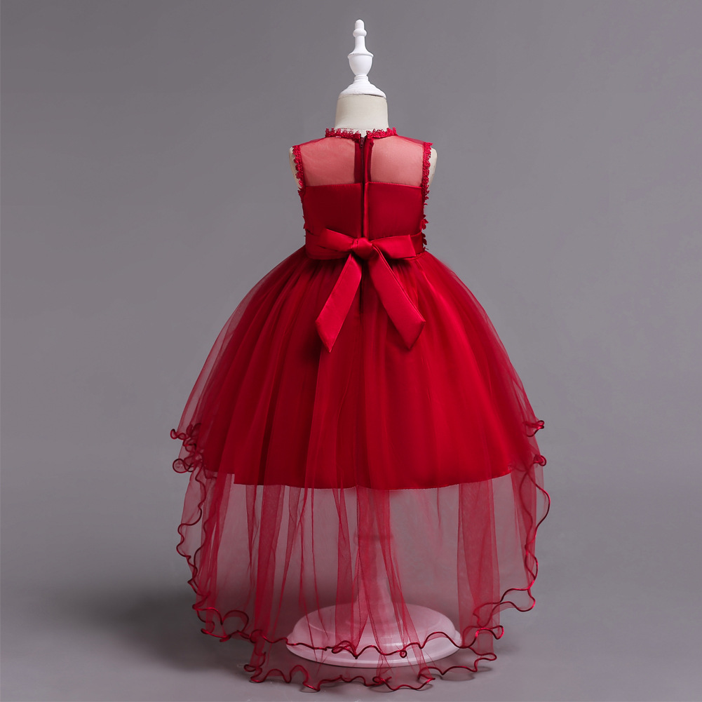 Châu Âu và Hoa Kỳ vụ nổ váy lưới váy váy màu hồng pettiskirt cho thấy cô gái ăn mặc nhỏ chủ ZQ713 quần áo trẻ con