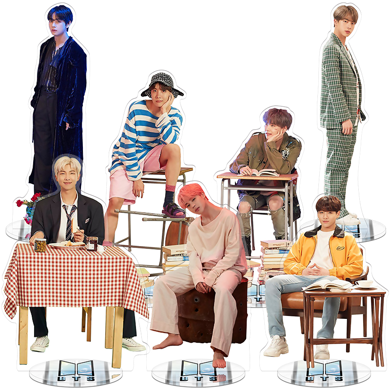 A Set Of 7 2019Family Discount Series 2Min Jiqi Park Chi min Tian Minguo Jin Taiheng Strong Jane V Bulletproof Youth League BTS Around the stars Acrylic Set up a brand