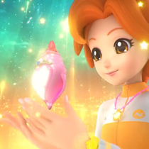 Ballala Little magic Fairy Ling Haixin love magic wand set Ice Blue Star arrow Conch bracelet Toy Audi double diamond