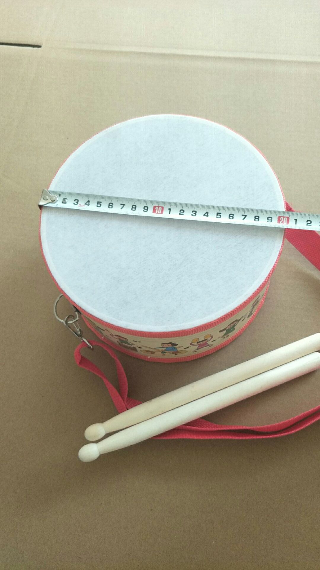 Trống gõ hai mặt Orff, đồ chơi giáo dục mầm non, trống tay, trống gõ trẻ em - Đồ chơi nhạc cụ cho trẻ em đồ chơi đàn piano cho bé