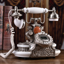 Mu Zhen Mei-style home vintage old-fashioned telephone Villa antique European-style telephone living room Landset ornaments