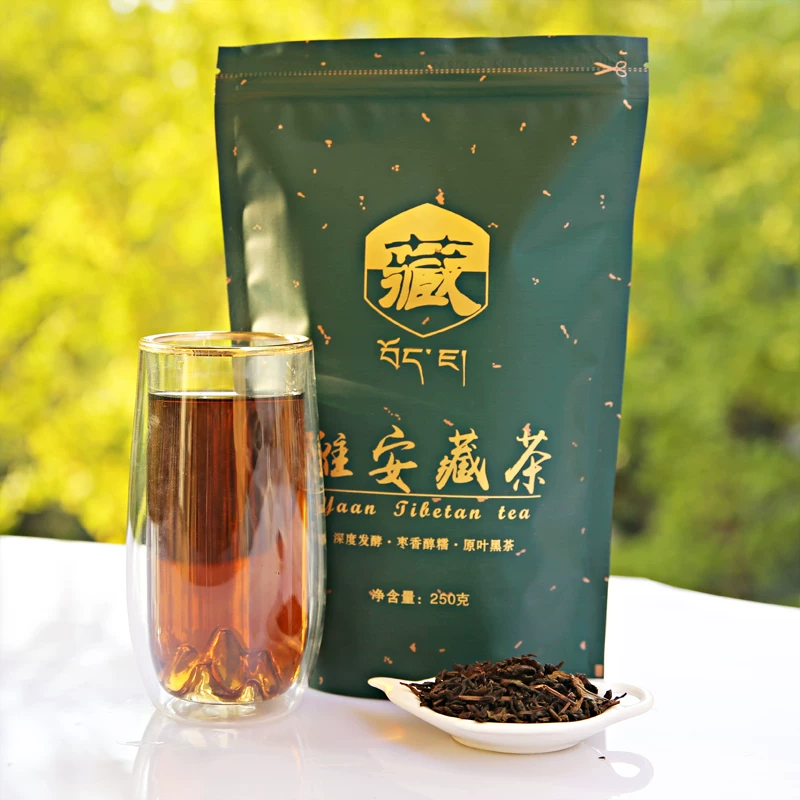 Tibetan tea, red (black) tea, sichuan tea, tea bags, pack