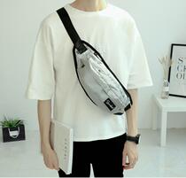 Running bag Men Tide ins Men Backpack Single Shoulder shoulder bag Canvas Leisure Youth Chest Korean High School Students