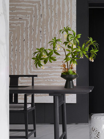 Shui Shi Rong bonsai simulated green plants and artificial flowers, high-end realistic ornaments, entrance tea table, medieval sofa decorations