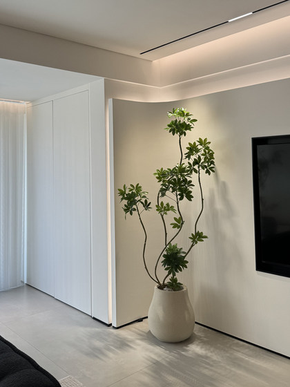 Haohongjingpin Duckbill Tree Artificial Green Plant Indoor Bionic Potted Plant High-End Light Luxury Living Room Large Floor-Standing Fake Plant