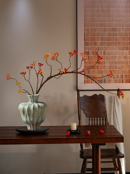 Artificial Flowers, Faux Flowers, Fortune Fruit, Guest Restaurant, Tea Room, Entrance Hall, New Chinese Style, Song Dynasty New Year's Flower Decorations