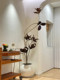 Haohong Jingpin Black Diamond Rubber Tree Artificial Green Plant High-End Light Luxury Indoor Fake Flower Large Floor-Standing Potted Plant for Living Room