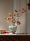 Persimmon-Shaped New Year's Flower Arrangement, Realistic and High-End Artificial Persimmons for New Year's and Housewarming Decorations, Everything Goes Well with Flower Arrangements