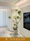 Haohongjingpin Lily Bamboo Artificial Green Plant Indoor Living Room Simulated Tree High-End Light Luxury Flower Large Floor-Standing Potted Plant