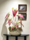 Haohong Jingpin Pepper Mint Artificial Flower Colorful Taro Leaves High-End Living Room Fake Plant Decoration French-Style Entrance Bonsai
