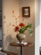 String of Golden Chrysanthemums, Water Stone Banyan, Simulated Fake Floral Art, High-End Realistic Decoration, New Year Guest Restaurant, Retro Ceramic Vase