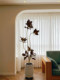 Haohong Jingpin Black Diamond Rubber Tree Artificial Green Plant High-End Light Luxury Indoor Fake Flower Large Floor-Standing Potted Plant for Living Room