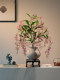 Silk Jasmine Artificial Green Plant Fake Flower for Living and Dining Room, High-End Realistic Touch, Small Light Luxury Decorative Ornament for Tea Table