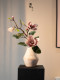 [Dustlight]Magnolia Artificial Flower Fake Flower Living Room Table Decoration Ornament High-End Realistic Vintage Wabi-Sabi Ceramic