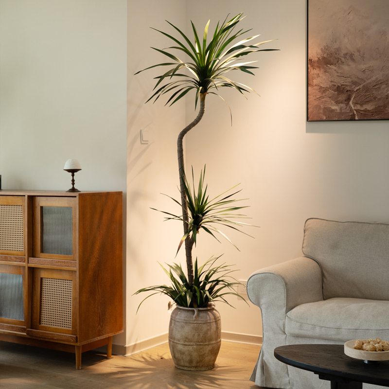 Haohongjingpin Artificial Green Plant Dragon's Blood Tree, High-End Light Luxury, Realistic Fake Plant, Indoor Large Potted Decoration Haohongjingpin Artificial Green Plant Dragon's Blood Tree, High-End Light Luxury, Realistic Fake Plant, Indoor Large Potted Decoration