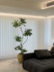 Haohong Jingpin Happiness Tree Artificial Green Plant, High-End Light Luxury Indoor Living Room Bionic Large Potted Plant, Floor-Standing Fake Plant
