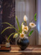 Haohong Jingpin Lotus Artificial Flower Arrangement, Light Luxury High-End Song Dynasty Aesthetics, Entrance Hall, Living Room, Dining Table Decoration