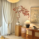 Red Flowing Water Maple Artificial Green Plant High-End Light Luxury New Chinese Style Zen Tea Room Decoration Entrance Small Fake Flower Potted Plant