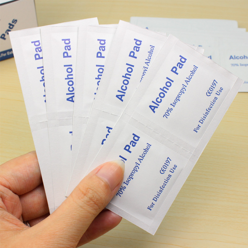 Disposable medical alcohol tablets disinfection cotton wipes sterilization disinfection outdoor cleaning travel supplies 5 tablets