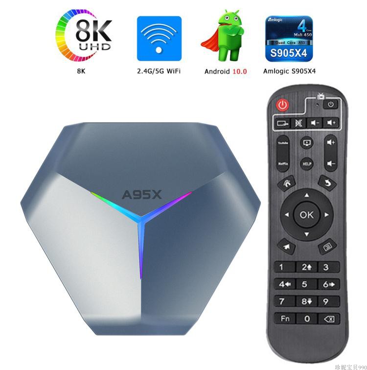 A95X F4 Amlogic s905x4  2 4G 5Ghz Smart Android 11 TV BOX