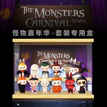 Bubble Mat LABUBU Rabu Monster Carnival desktop storage dustproof finishing theme scene display box