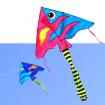 Weifang Kite kite Kite Single Eyed Fish Kite Triangle Kite Children Seniors Breeze easy to fly and fly kite small kites