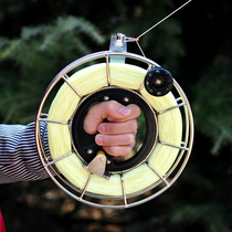 Weifang kite Reel New Large bearing silent stainless steel kite wheel handgrip wheel kaifra line package