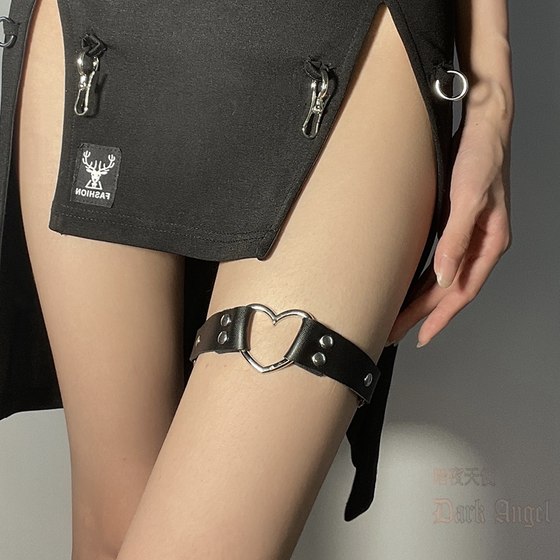 Leg ring jk thigh strap women's jewelry dark Japanese leg strap thigh ring punk leg ornament sexy garter upper leg chain