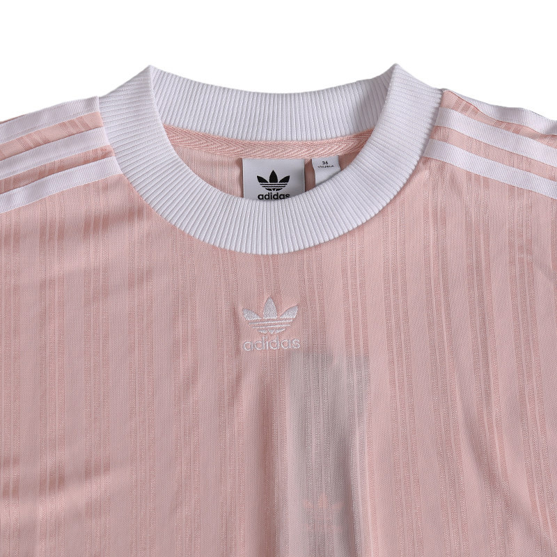 Adidas clover dress mùa hè mới thể thao giản dị áo thun dài tay ngắn -CE5589 áo khoác thể thao nữ