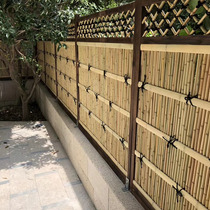 Nara bamboo fence fence fence garden outdoor courtyard layout outdoor fence homestay Japanese-style bamboo woven preservative wood