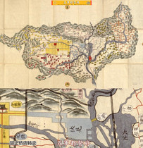 (Map) High-definition map of the ancient Gyeonggi mountain city state of Japan