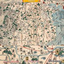 (Map) High-definition schematic map of the Qingzhi Provincial Road Map in modern Japan