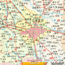 (photo by public opinion) The traffic map of the district name administration area of Hebei Province at the end of 80s 44