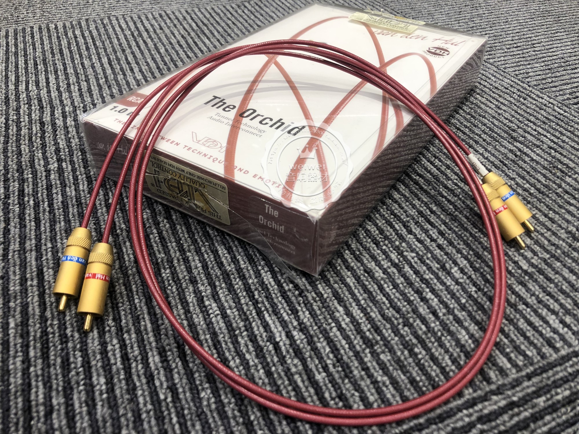 Van den haute The Orchid Orchid Signal Line Audio Line Dutch original plant VandenHul RCA signal line