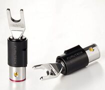 Japan FURUTECH Hikawa FT-211(R) rhodium plated Y fork head Horn wire Y plug speaker plug