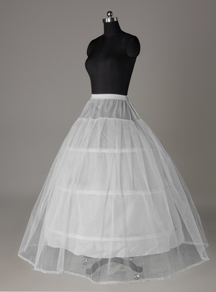 Wedding skirt 3 circles, one yarn lace, elastic waist, skirt, skirt, uniform, regular wedding skirt