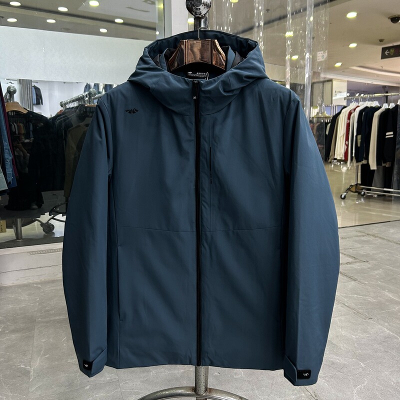 【H Brand】Business Executive Edition! Aurora 95 Down, 800+ Fill Power! Branded Men's Autumn and Winter Hooded down Jacket 【H Brand】Business Executive Edition! Aurora 95 Down, 800+ Fill Power! Branded Men's Autumn and Winter Hooded down Jacket
