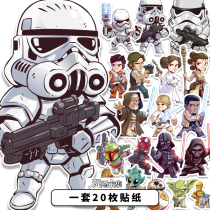  Star Wars big white soldier stickers Travel box Luggage Stickers Skateboard Computer decoration waterproof stickers