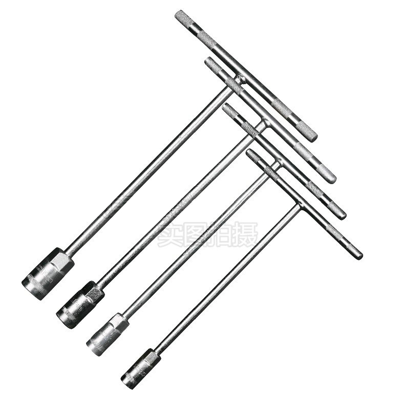 Sửa chữa xe máy công cụ T-type ổ cắm cờ lê hình chữ T hex loại bỏ sửa chữa đặc biệt 6 7 8 10 mét cờ lê 32