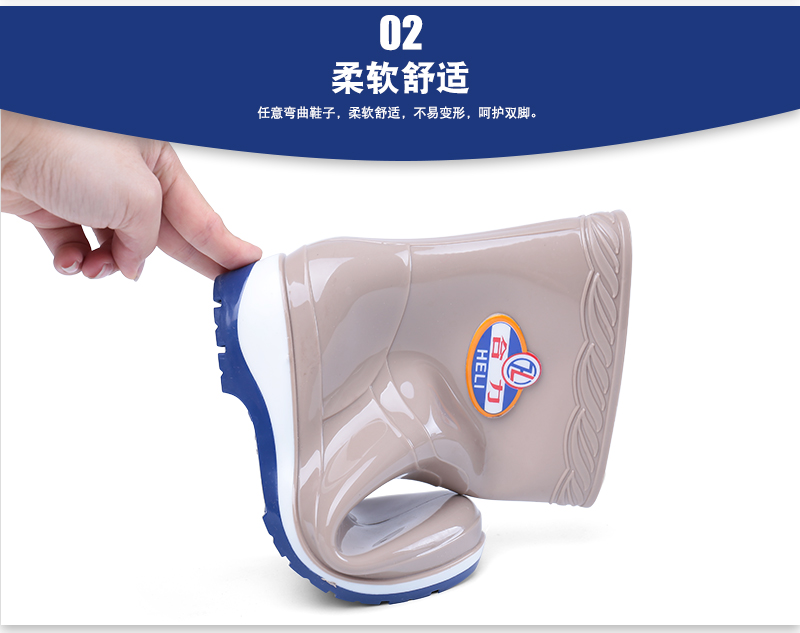 Giày đi mưa nữ thời trang Hàn Quốc 2018 mới mùa nước giày nữ chống trượt ống ấm áp giày mưa nữ cộng với nhung mua bọc giày đi mưa ở đâu