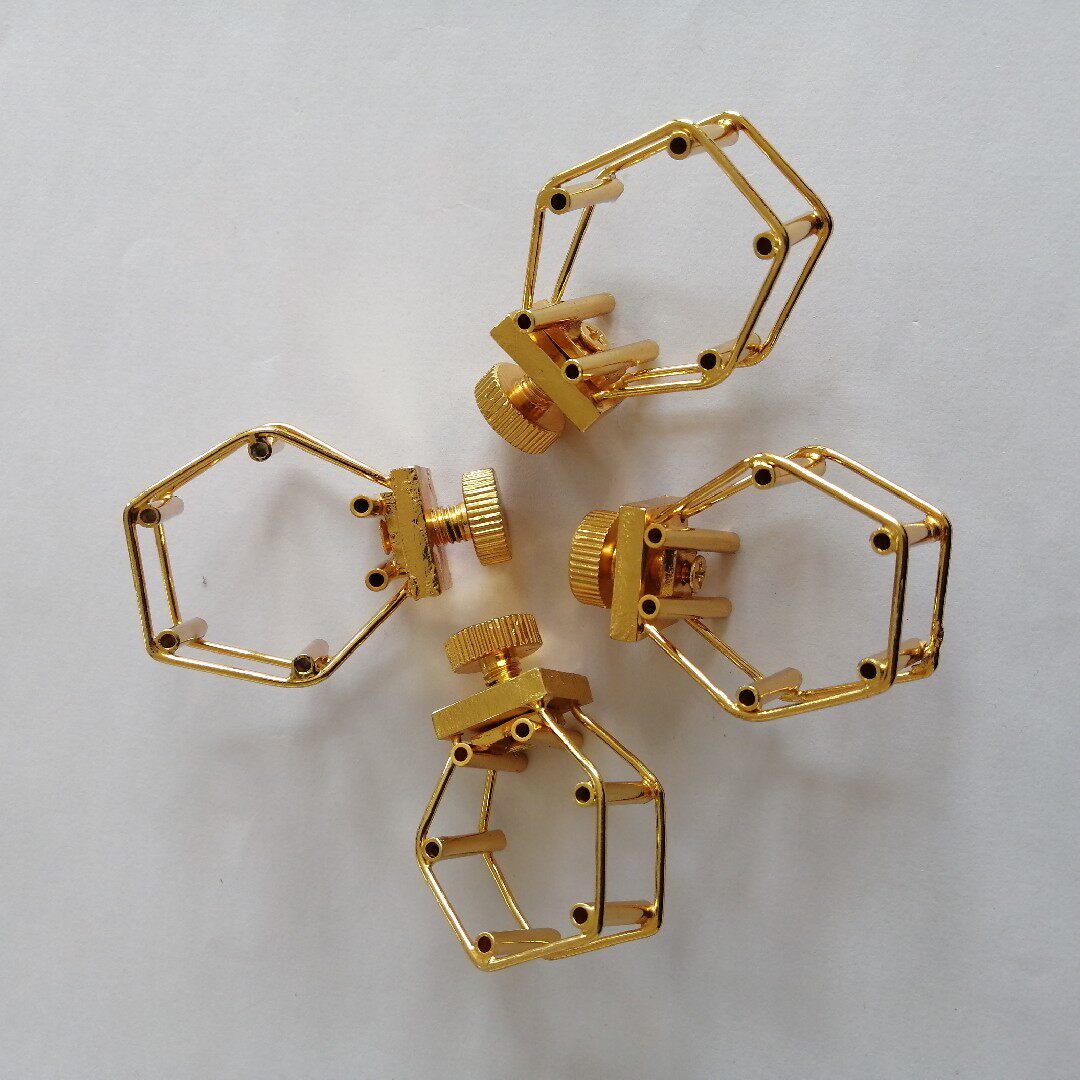 Fidlick sax diamond card Belgian chain leather clips Vibration good gilded special playing rubber wood flute head