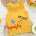 . Sling sơ sinh thoải mái cho trẻ em Hàn Quốc phiên bản của vest mềm tay giữa con T-shirt mùa hè sản phẩm mới nam và cô gái nhỏ. 