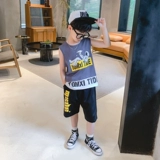 Летняя одежда без рукавов, жилет, детский комплект для мальчиков, 2020, подходит для подростков, популярно в интернете, в корейском стиле