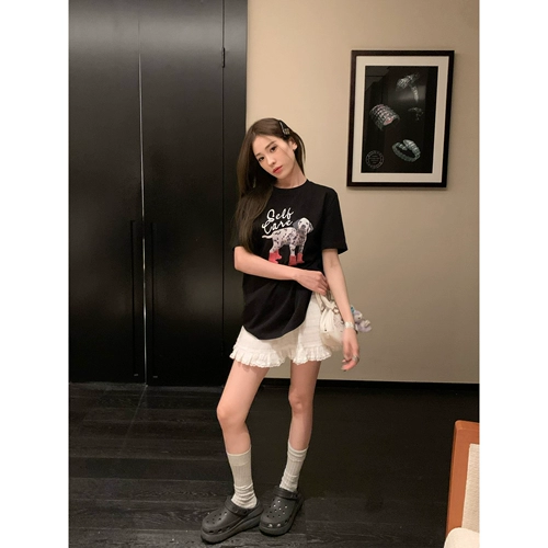 Кружевная белая летняя приталенная юбка, А-силуэт, высокая талия