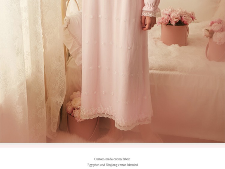 RoseTree san hô nhung váy ngủ nữ mùa thu và công chúa mùa đông công chúa gợi cảm ren dài tay phục vụ nhà cộng với đồ ngủ nhung đầm thiết kế đẹp