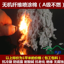 KTV Bar Cinema Sound Absorbing Soundproofing Cotton Inorganic Fiber Spray Wall Ceiling Tunnel Insulation Fire Spray