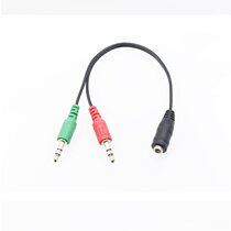 Factory Direct Selling Cell Phone Microphone Desktop Computer Transfer Line 3 5mm Headphone Jack Diummale Audio Line