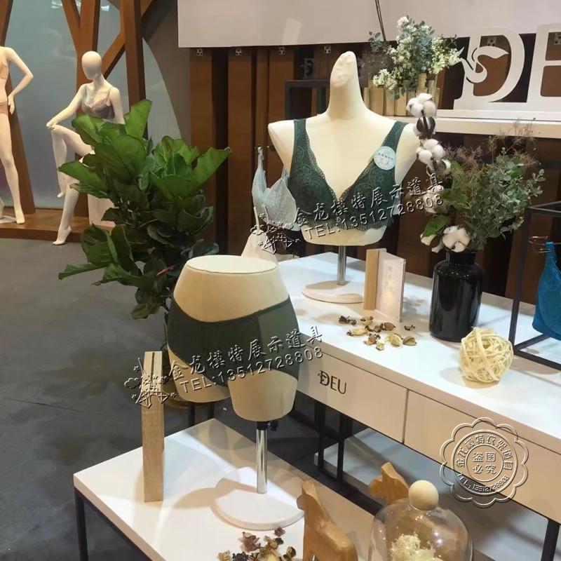 Promotion Korean version of fabric underwear model props cloth bra mold support frame upper body model props