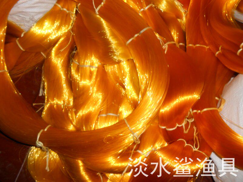 Golden silk nylon filament fish line